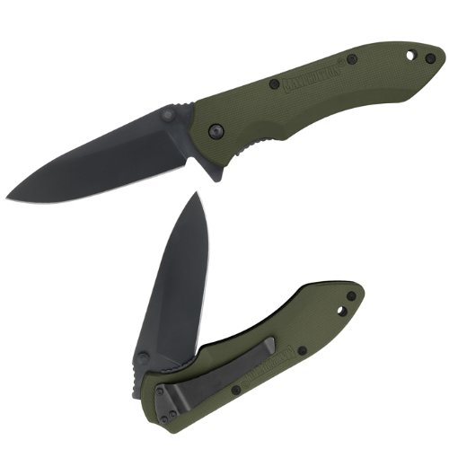  Folding Knife, Plain Blade/Green Handle | Best Hunting Knives Reviews